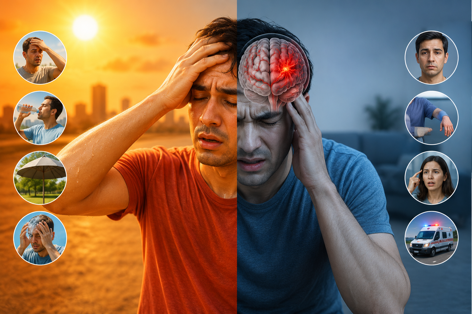 Heat Stroke vs Brain Stroke: Symptoms, Prevention & Emergency Treatment in Guntur