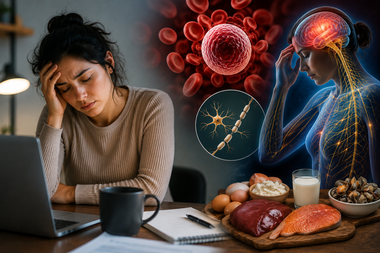Fatigue That Never Goes Away? It Could Be Vitamin B12 Deficiency – Symptoms, Causes & Treatment